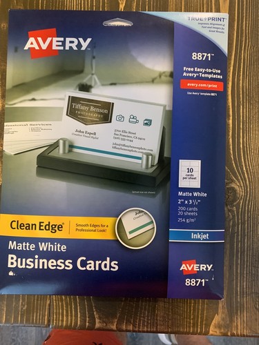 Avery true print clean - print,