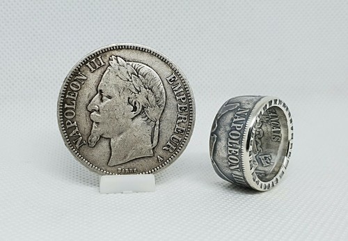 Bague pièce monnaie 5 - bague, de