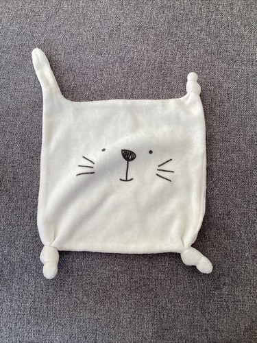 Doudou vertbaudet plat - plat, blanc