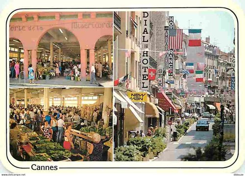 Carte postale marchés - -,