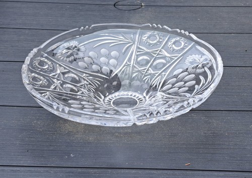 Grande coupe verre décors - en,
