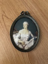 Mini cadre ovale mural vintage