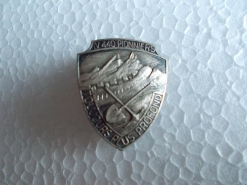 Insigne militaire génie 440 - insigne, génie:440