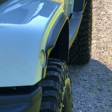 Elargisseur d'aile 2,5 cm avant + arrière extension Jeep Wrangler JK 07-18