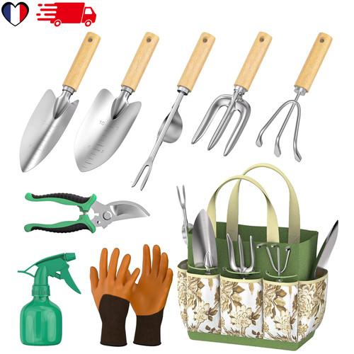 Kit jardinage outils acier - outils,