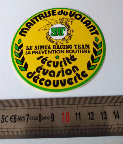 Ancien autocollant prevention - ancien,