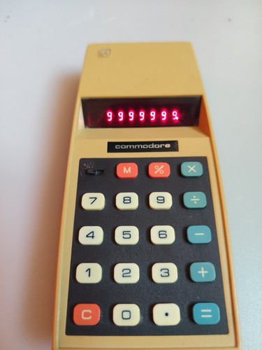 Calculatrice vintage commodore - calculatrice,