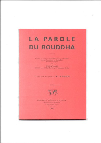 Parole bouddha par - parole,