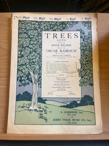 Oscar rasbach trees joyce - rasbach,