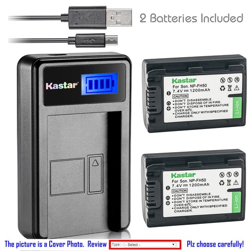 Kastar battery lcd charger - kastar,
