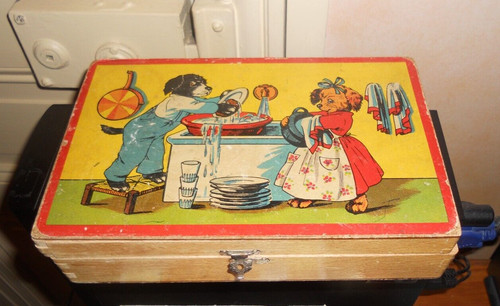 Ancienne boite jeu cube - ancienne,