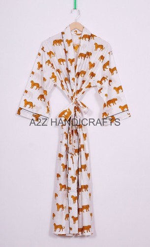 Imprimé tigre coton kimono - imprimé,