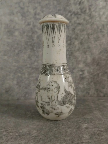Tabatière fiole flacon - fiole.,