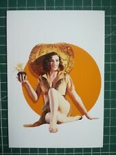 ux037 curiosa circa 2000 modèle féminin pin up Iliom canal plus - méxicaine