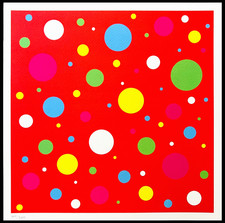 Yayoi Kusama Lithographie Mori Museum Originale Numérotée Limitée - Damien Hirst