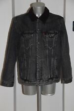 Veste en jeans  LEVI'S Sherpa truker grise taille XL EXCELLENT ÉTAT
