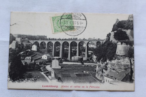 Cpa 1908 luxembourg viaduc - 1908,, luxembourg,
