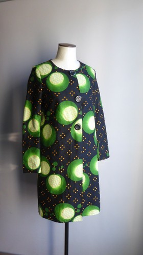 Manteau léger coton wax