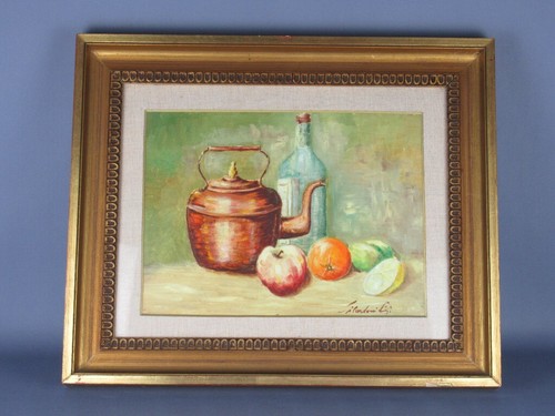 Huile sur toile - huile, du