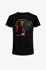 T-Shirt Noir Rouge 63 Pecco Bagnaia Ducati Corse Racing MotoGP MONSTER ENERGY #1