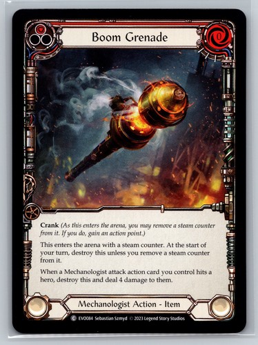 Flesh and blood boom grenade - and,