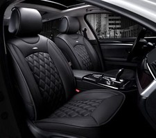 Pour Renault Clio Captur Megane Housses Siege Noir 1+1 Auto Voiture En Cuir