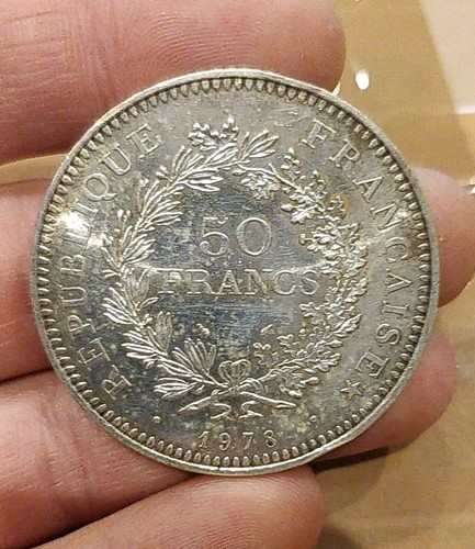 Francs hercule argent 1978 - francs,