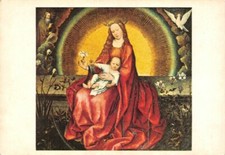 Etui à Instruments D'écriture Du Musée Douai - Maître de Flémalle " La Vierge Et L'Enfant