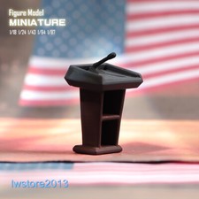 1/24 Speech Podium Desk Scene