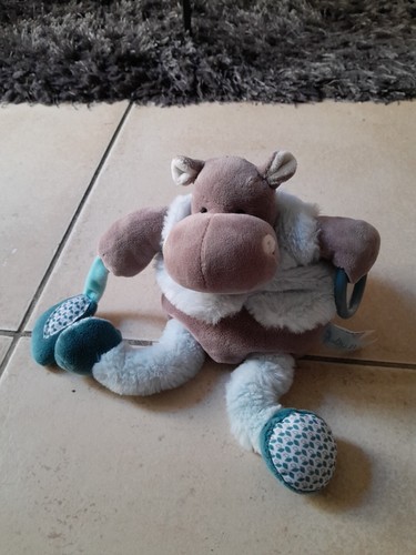 Doudou peluche hippopotame - peluche,