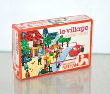 DOMINO - Le Village - jeu éducatif - Fernand Nathan - Vintage - années 70-80
