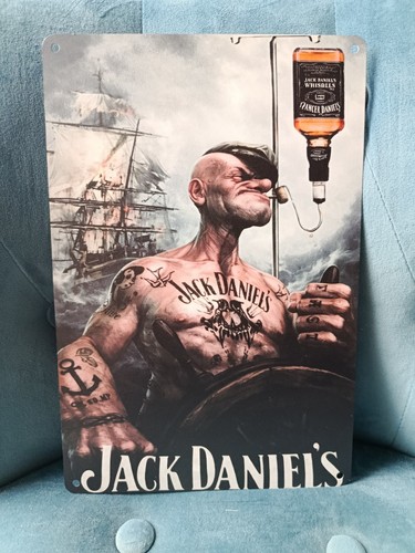 Plaque métal whisky jack - whisky,
