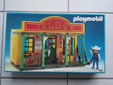 Playmobil 3461 (V1) - Saloon Western OUVERT MAIS NEUF - SOUS SACHETS SCELLÉS