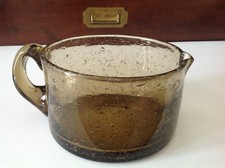 Verrerie de BIOT France Verre soufflé bullé teinté Pichet verseuse apéritif SANG