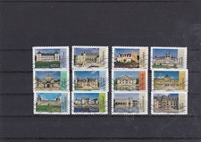 FRANCE 2015 ARCHITECTURE RENAISSANCE CHATEAUX SERIE DE 12 TIMBRES OBLITERE