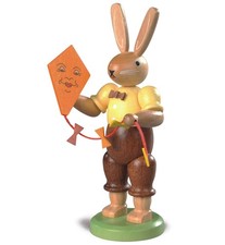 Lapin de Pâques, homme avec
