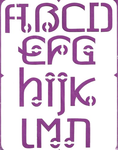 Pochoir souple adhesif - souple,