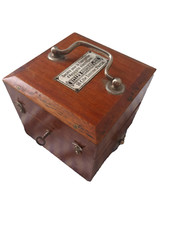 coffret bois et appareil  électrothérapie, Heller, Coudray, Paris fin 19ème