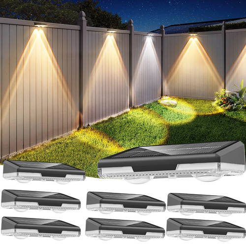 Colors solar fence light led - fence,