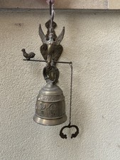 Cloche murale bronze - bronze, sur