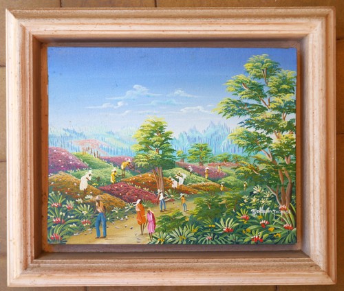 Tableau naïf haïtien - tableau, de