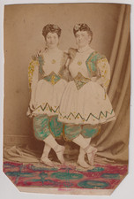 CIRQUE Monde du spectacle - Les sœurs Annetta & Giuseppina Bragazzi c.1865