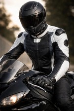 BLOUSON MOTO HOMME CUIR RACING