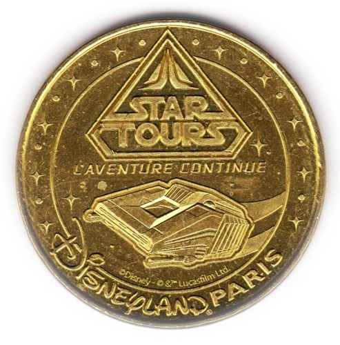 Médaille star tours - médaille,