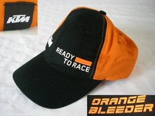 KTM ORANGE BLEEDER READY TO RACE casquette brodée cap RALLYE automobile moto