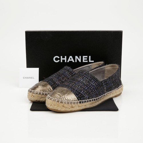 Chanel espadrilles avec logo - chanel,