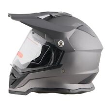 Casque Cross Casque De Moto Motocross Visier ECE INFINITY Gris