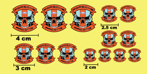Decals gulf skull version - version, 1