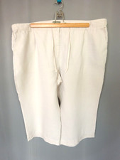 Pantacourt Ramie fibre végétale style Lin Taille XXXL FR54 US22 UK26 EUR52