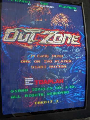 Toaplan out zone arcade - toaplan,